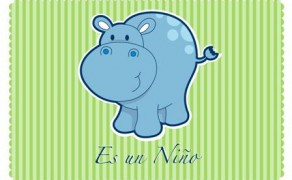 Invitación Hipopótamo Niño
